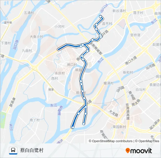 620路 Bus Line Map