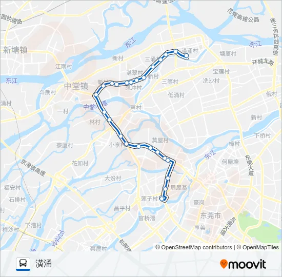 公交621路的线路图
