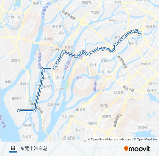 628路 Bus Line Map