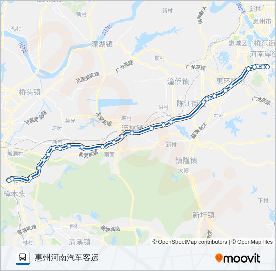 公交689路的线路图