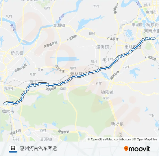 689路 Bus Line Map