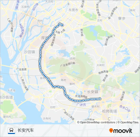 802路 Bus Line Map
