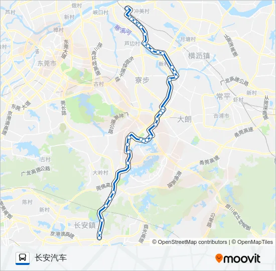 805路 Bus Line Map