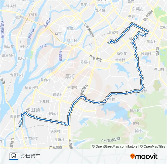806路 Bus Line Map