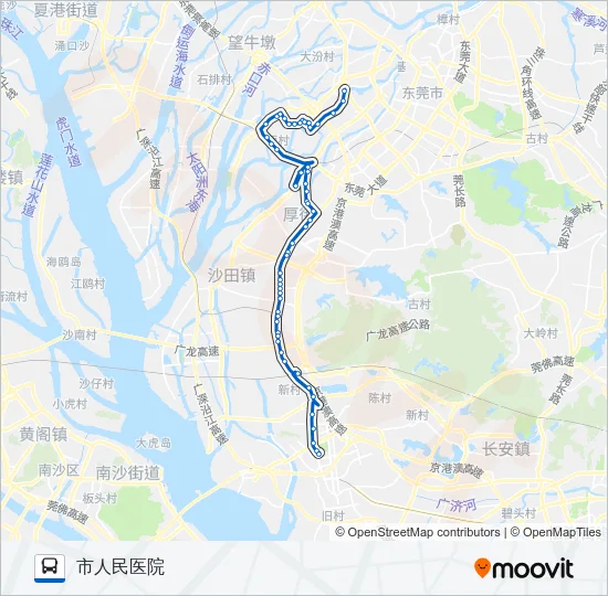 808路 Bus Line Map