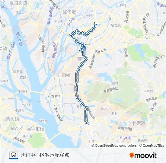 808路 Bus Line Map