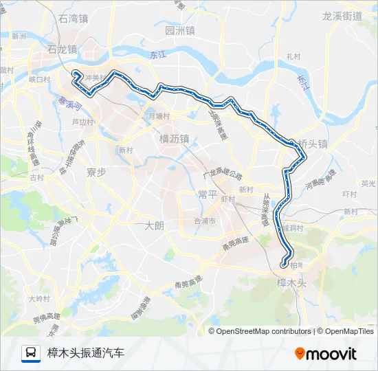 公交809路的线路图