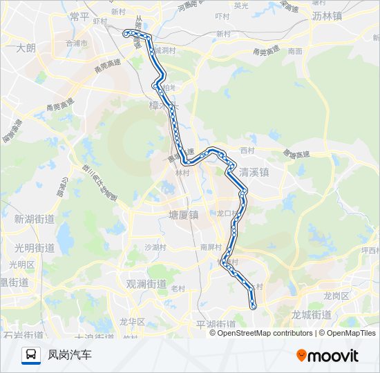 公交810路的线路图