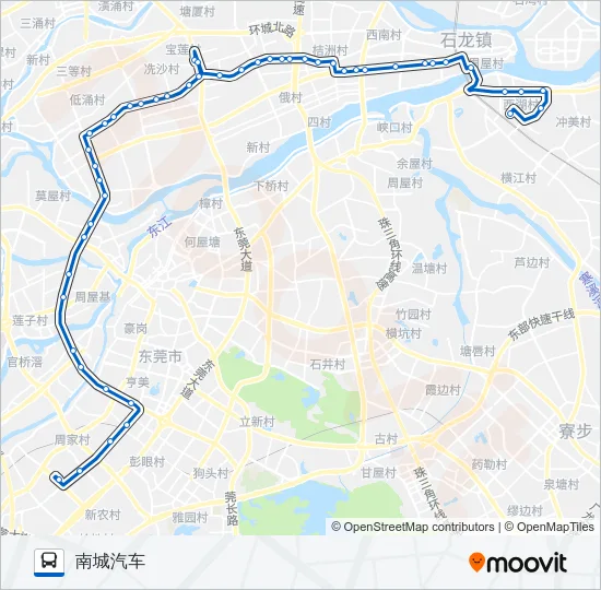 813路 Bus Line Map
