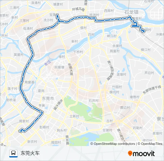 813路 Bus Line Map