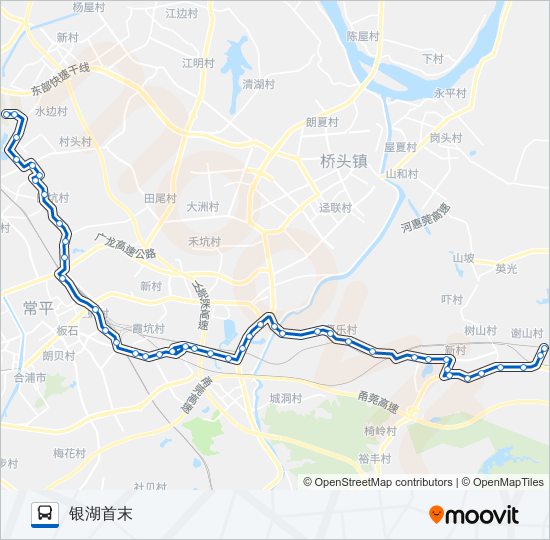 公交815路的线路图