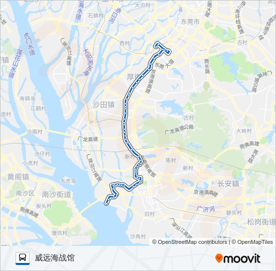 816路 bus Line Map