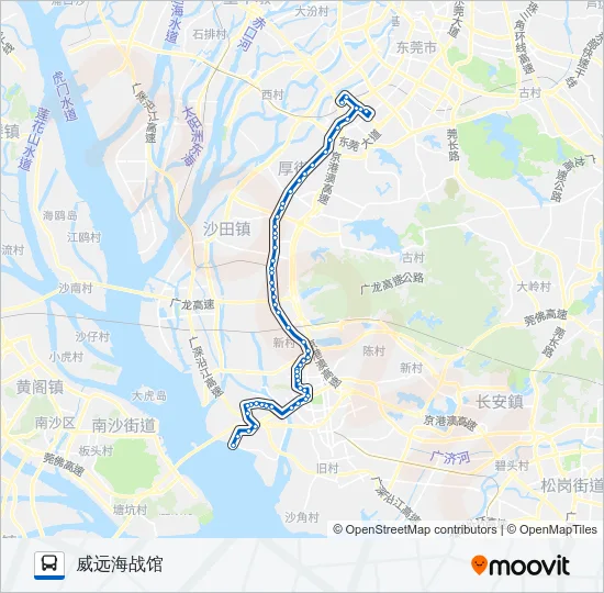 816路 Bus Line Map