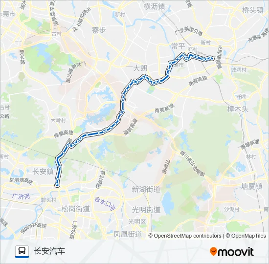 818路 Bus Line Map