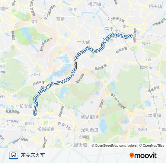 818路 Bus Line Map