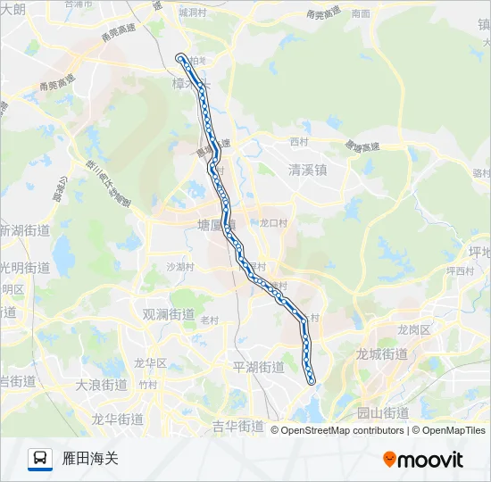 820路 Bus Line Map