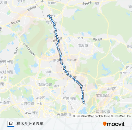 820路 Bus Line Map
