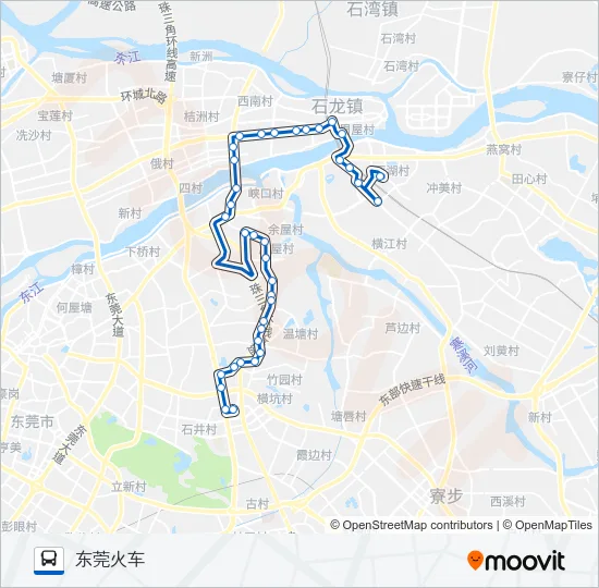 821路 Bus Line Map