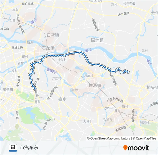 822路 Bus Line Map