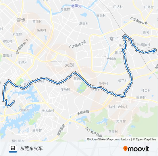 公交827路的线路图