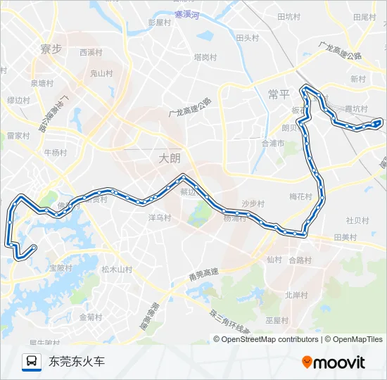 827路 Bus Line Map