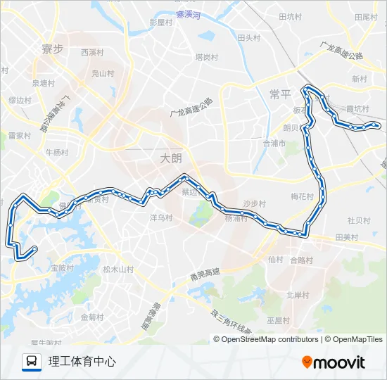 公交827路的线路图