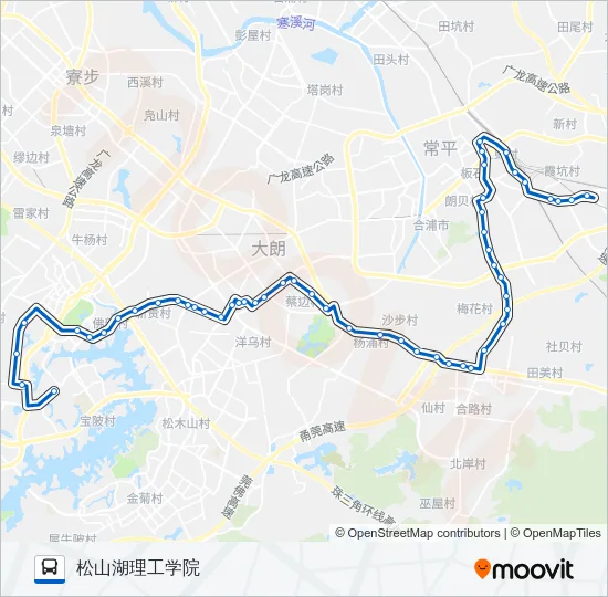 827路 Bus Line Map