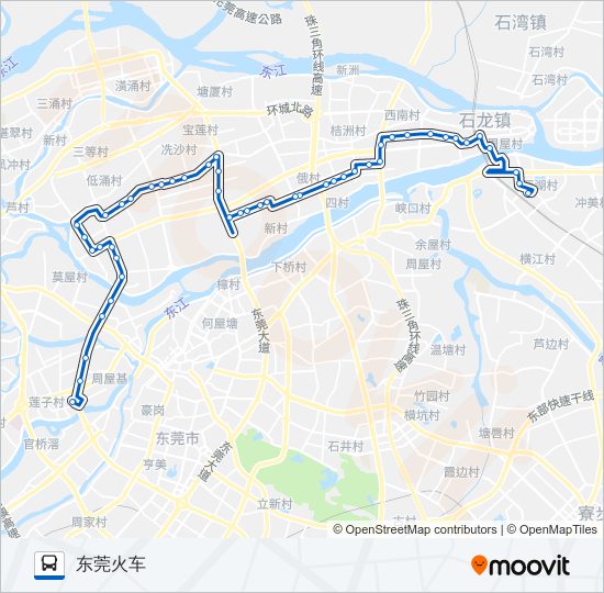 公交828路的线路图