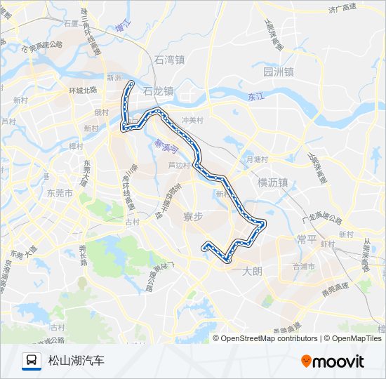 公交829路的线路图