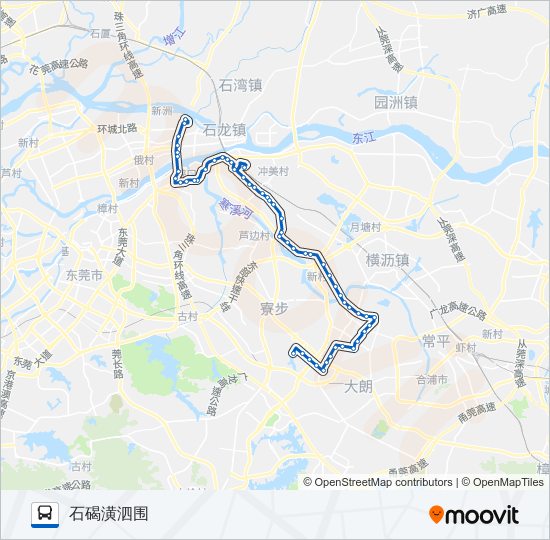 公交829路的线路图