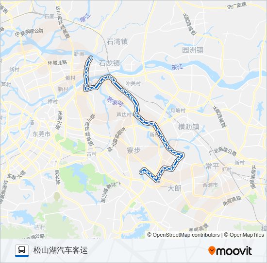 829路 bus Line Map