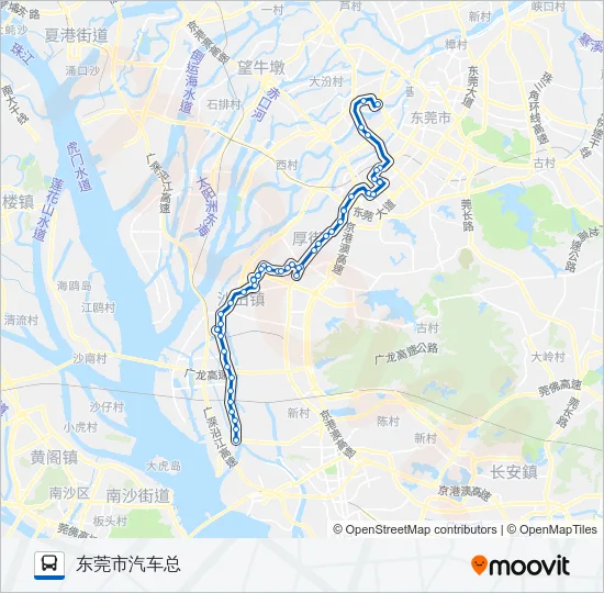 831路 Bus Line Map