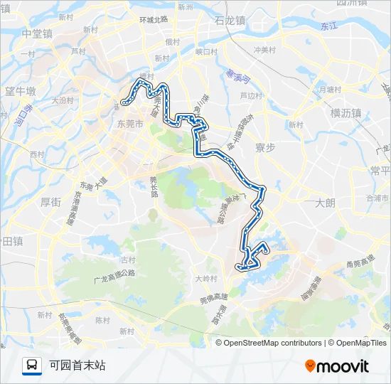 873路 Bus Line Map