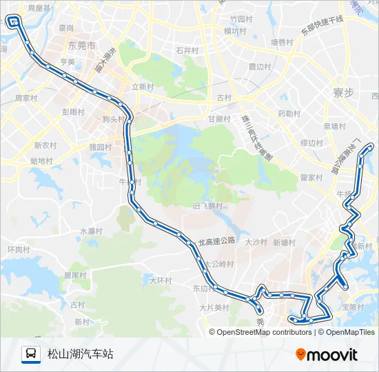 875路 Bus Line Map