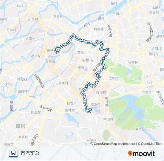 LG1路 Bus Line Map