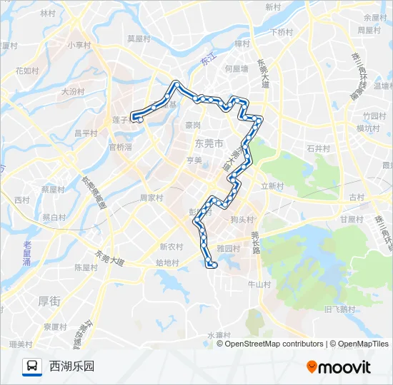 LG1路 Bus Line Map