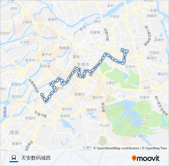 X11路 bus Line Map