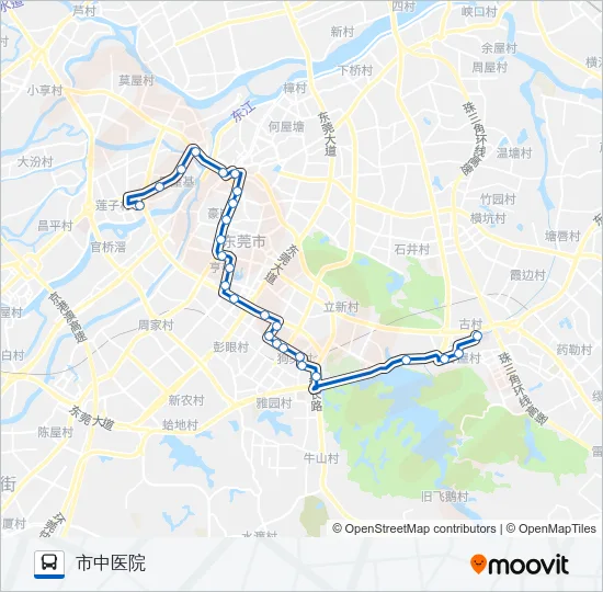 X20路 Bus Line Map