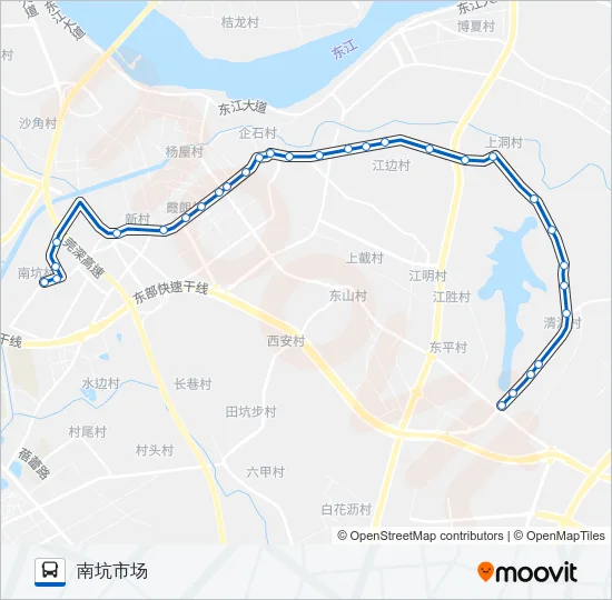 企石2路 Bus Line Map