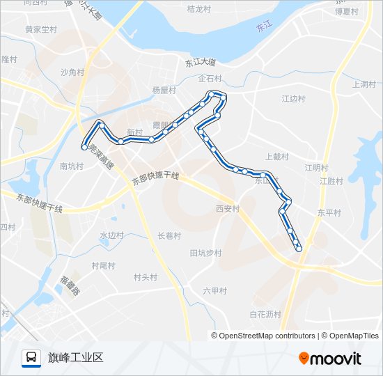 企石4路 bus Line Map
