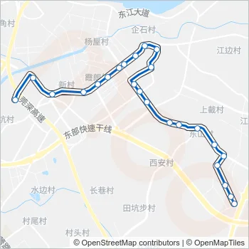 企石4路 Bus Line Map