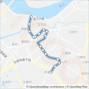企石5路 Bus Line Map