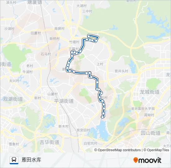 凤岗7路 Bus Line Map