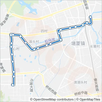 塘厦2路 Bus Line Map
