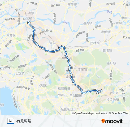 康11路 Bus Line Map