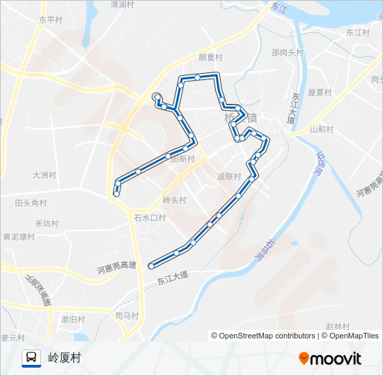 桥头2路 Bus Line Map