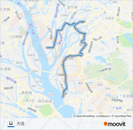 沙田1路 Bus Line Map