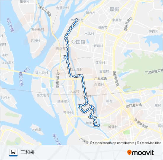 沙田3路 bus Line Map