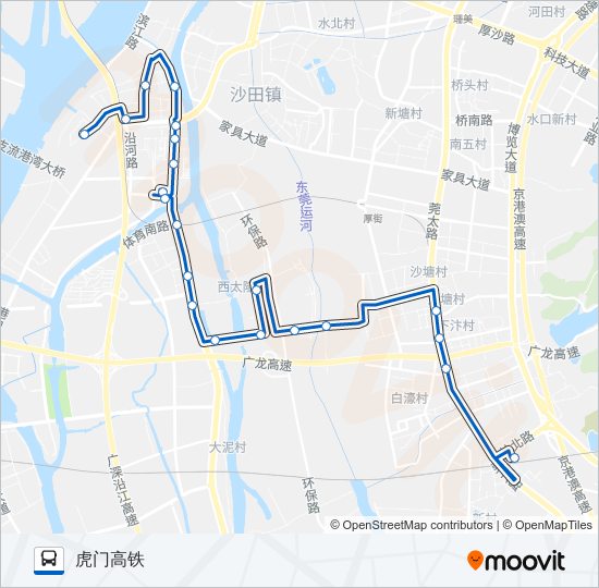 沙田4路 bus Line Map