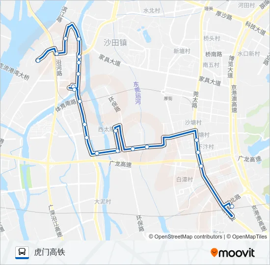 沙田4路 Bus Line Map